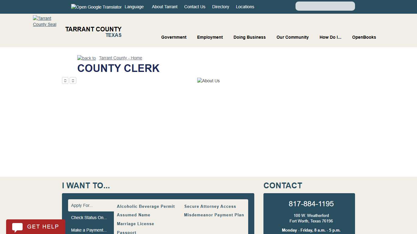 County Clerk